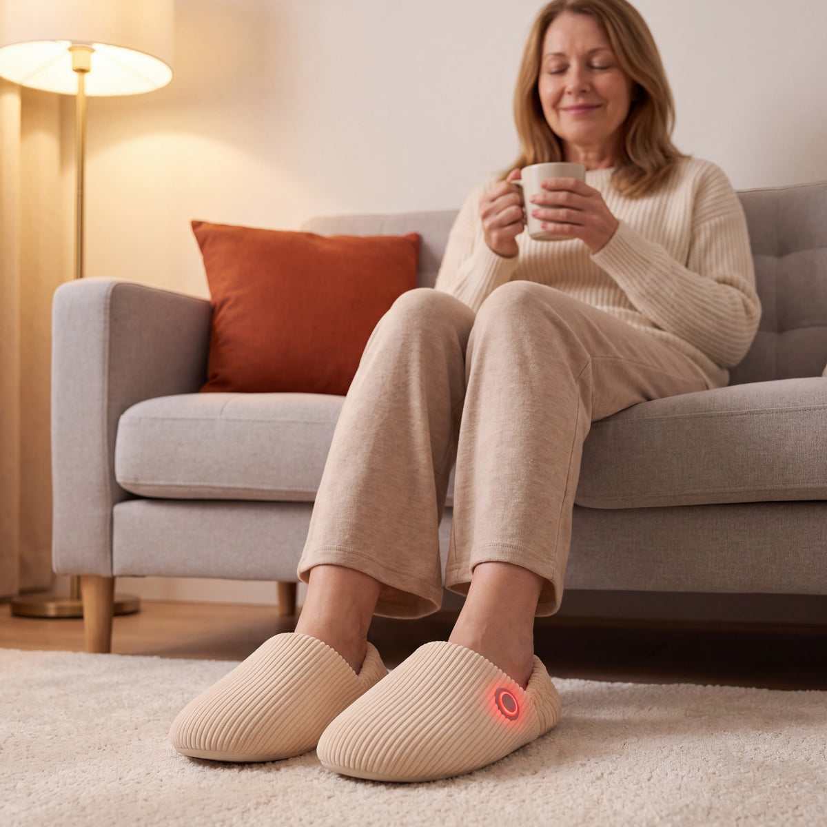 Heated Slippers with 3 Heat Settings