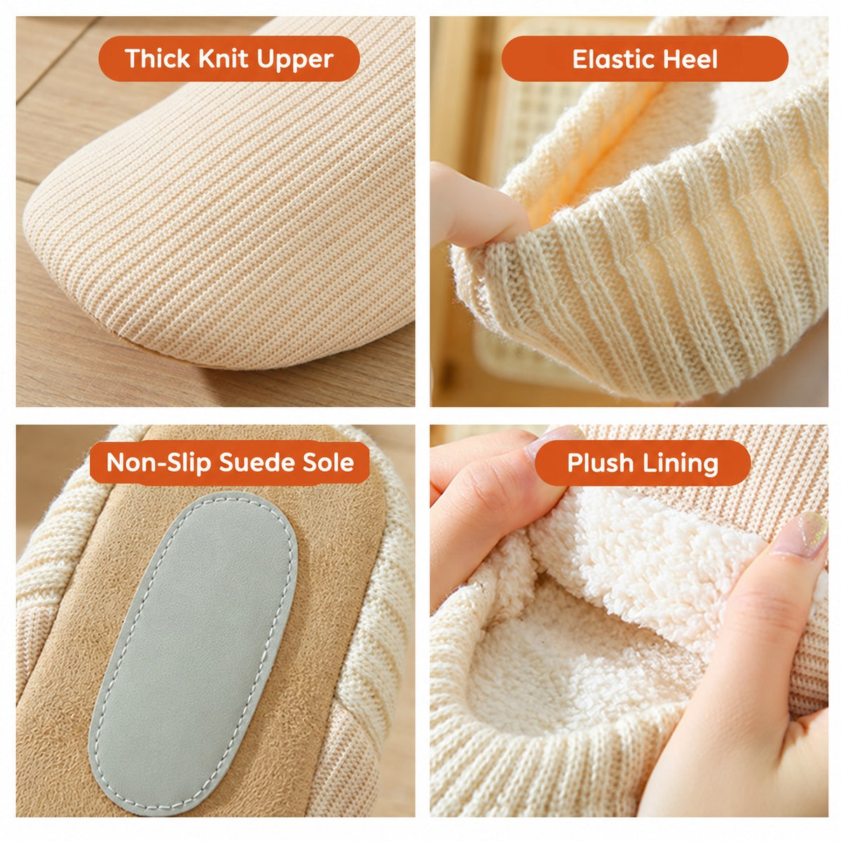 Heated Slippers with 3 Heat Settings